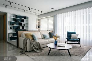簡約而富有表情的現代居家空間_視覺圖