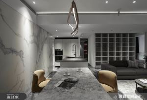 融合大器石材與時尚細節 體現居住者非凡品味_視覺圖