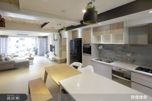 用系統家具打造一家7口的療癒系親子宅_視覺圖