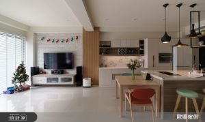 開放美廚 X 滿點收納 X 趣味塗鴉牆 實現一家四口北歐風天堂_視覺圖