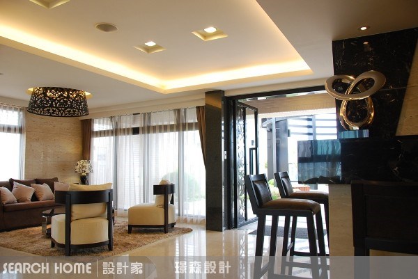 80坪新成屋(5年以下)＿休閒風客廳案例圖片＿璟田設計坊＿璟森_02之13