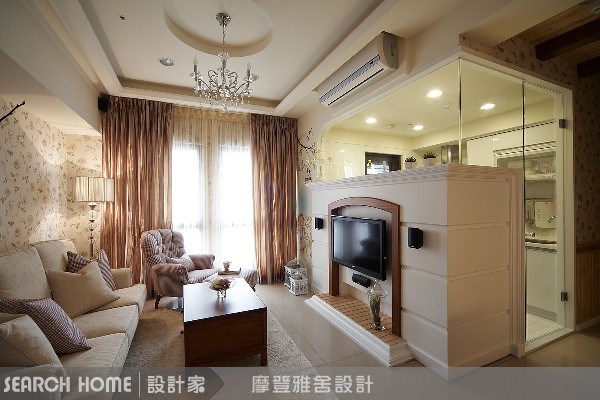 23坪新成屋(5年以下)＿鄉村風客廳案例圖片＿摩登雅舍室內設計＿摩登雅舍_08之7