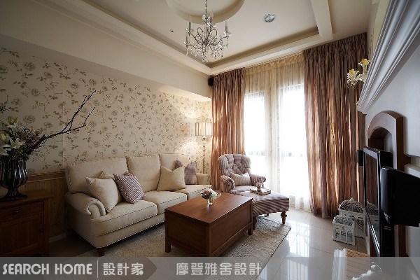 23坪新成屋(5年以下)＿鄉村風客廳案例圖片＿摩登雅舍室內設計＿摩登雅舍_08之8