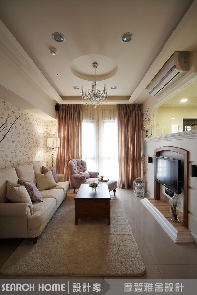 23坪新成屋(5年以下)＿鄉村風客廳案例圖片＿摩登雅舍室內設計＿摩登雅舍_08之6