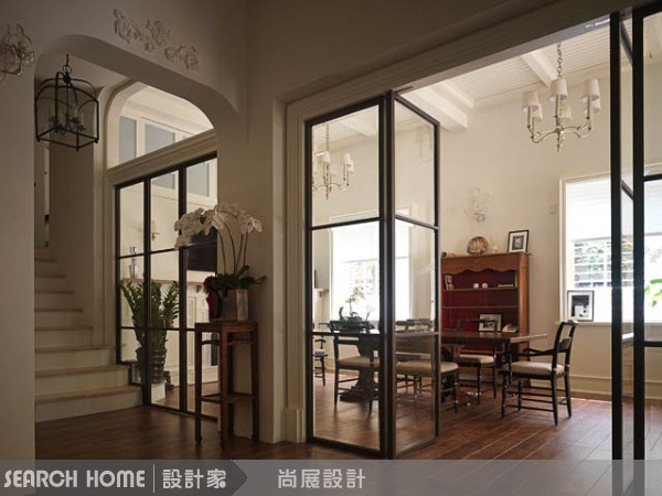 100坪中古屋(5~15年)＿美式風客廳樓梯案例圖片＿尚展空間設計＿尚展_24之11