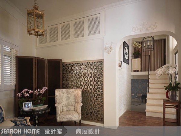 100坪中古屋(5~15年)＿美式風客廳樓梯案例圖片＿尚展空間設計＿尚展_24之13