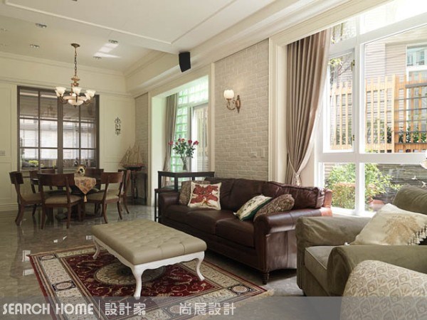 100坪新成屋(5年以下)＿美式風客廳案例圖片＿尚展空間設計＿尚展_23之1
