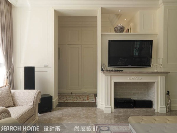 100坪新成屋(5年以下)＿美式風客廳案例圖片＿尚展空間設計＿尚展_23之3