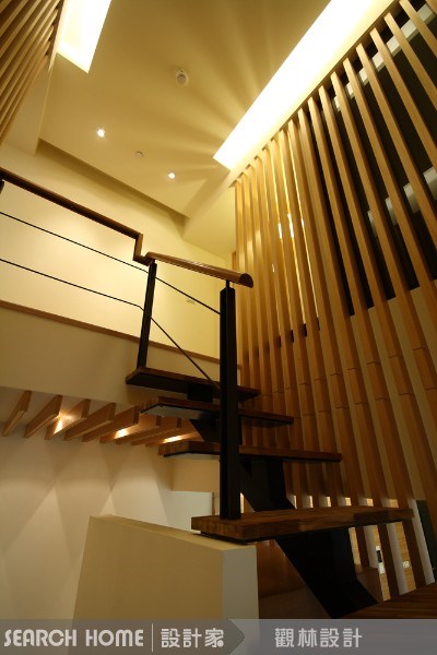 40坪新成屋(5年以下)＿休閒風樓梯案例圖片＿觀林設計＿觀林_18之21