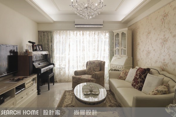 40坪新成屋(5年以下)＿美式風客廳案例圖片＿尚展空間設計＿尚展_22之1