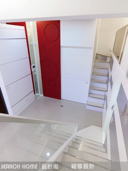 25坪新成屋(5年以下)＿現代風樓梯案例圖片＿絕享設計＿絕享_27之9