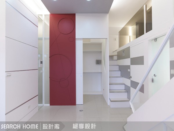 25坪新成屋(5年以下)＿現代風樓梯案例圖片＿絕享設計＿絕享_27之8