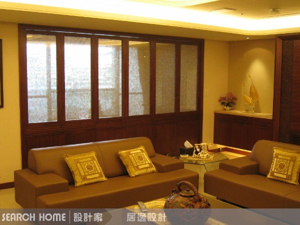 66坪新成屋(5年以下)＿新中式風客廳案例圖片＿江榮裕建築師+居逸室內設計＿江榮裕_14之23