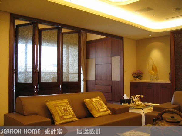 66坪新成屋(5年以下)＿新中式風客廳案例圖片＿江榮裕建築師+居逸室內設計＿江榮裕_14之31