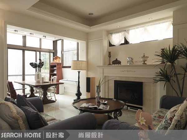 90坪新成屋(5年以下)＿美式風客廳案例圖片＿尚展空間設計＿尚展_21之2
