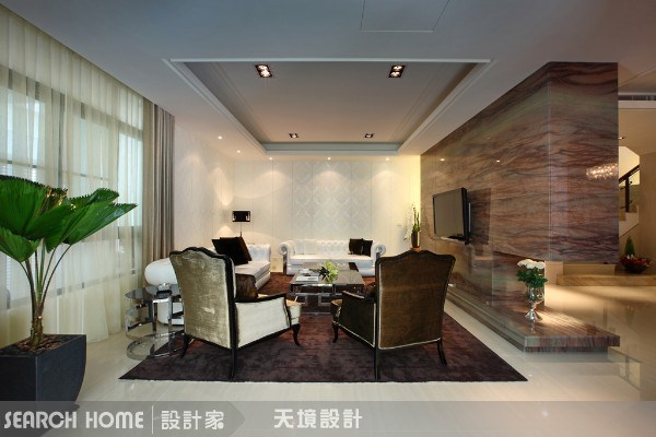 160坪新成屋(5年以下)＿奢華風客廳案例圖片＿天境空間設計＿天境_05之2