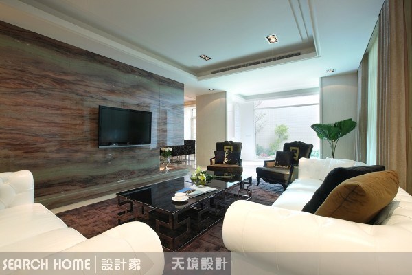 160坪新成屋(5年以下)＿奢華風客廳案例圖片＿天境空間設計＿天境_05之3