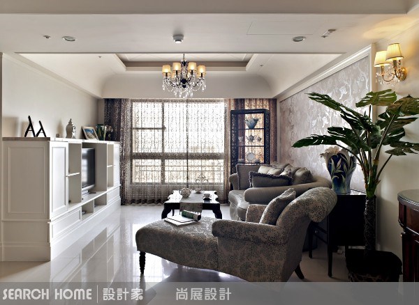 40坪新成屋(5年以下)＿美式風客廳案例圖片＿尚展空間設計＿尚展_20之1