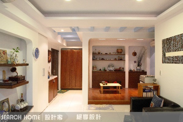 32坪新成屋(5年以下)＿鄉村風客廳案例圖片＿絕享設計＿絕享_24之2