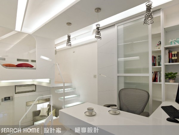 7坪新成屋(5年以下)＿現代風書房案例圖片＿絕享設計＿絕享_22之6