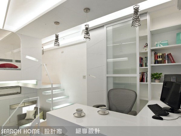 7坪新成屋(5年以下)＿現代風書房案例圖片＿絕享設計＿絕享_22之5