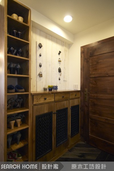 45坪新成屋(5年以下)＿鄉村風玄關案例圖片＿原木工坊&客製化．手工實木傢具＿原木工坊_10之13