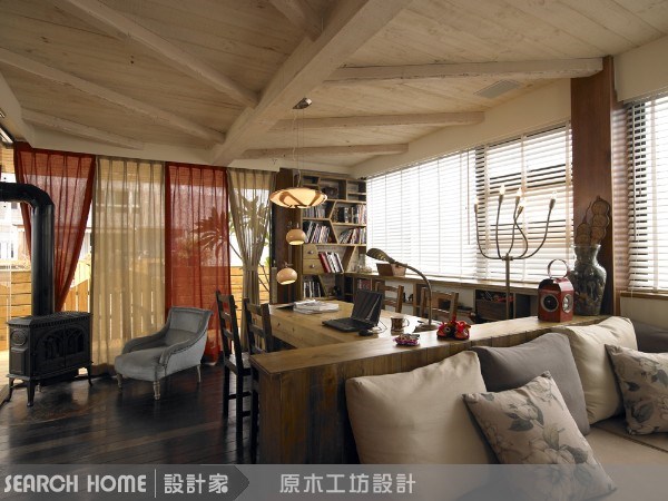 45坪新成屋(5年以下)＿鄉村風客廳案例圖片＿原木工坊&客製化．手工實木傢具＿原木工坊_10之8