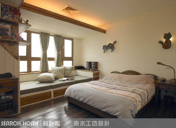45坪新成屋(5年以下)＿鄉村風臥室案例圖片＿原木工坊&客製化．手工實木傢具＿原木工坊_10之15