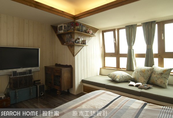 45坪新成屋(5年以下)＿鄉村風臥室案例圖片＿原木工坊&客製化．手工實木傢具＿原木工坊_10之14