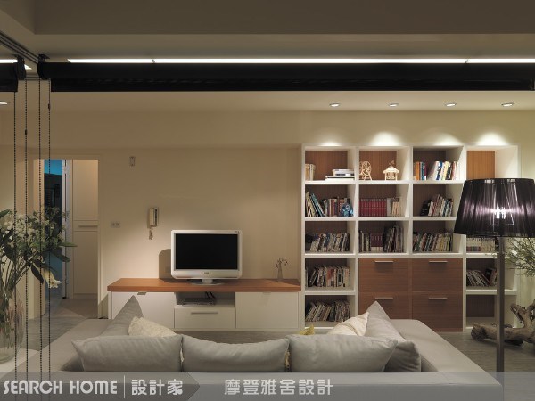17坪中古屋(5~15年)＿現代風客廳案例圖片＿摩登雅舍室內設計＿摩登雅舍_02之3