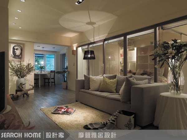17坪中古屋(5~15年)＿現代風客廳案例圖片＿摩登雅舍室內設計＿摩登雅舍_02之1