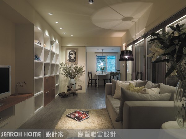 17坪中古屋(5~15年)＿現代風客廳案例圖片＿摩登雅舍室內設計＿摩登雅舍_02之2