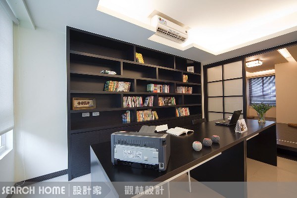 64坪新成屋(5年以下)＿現代風書房案例圖片＿觀林設計＿觀林_14之5