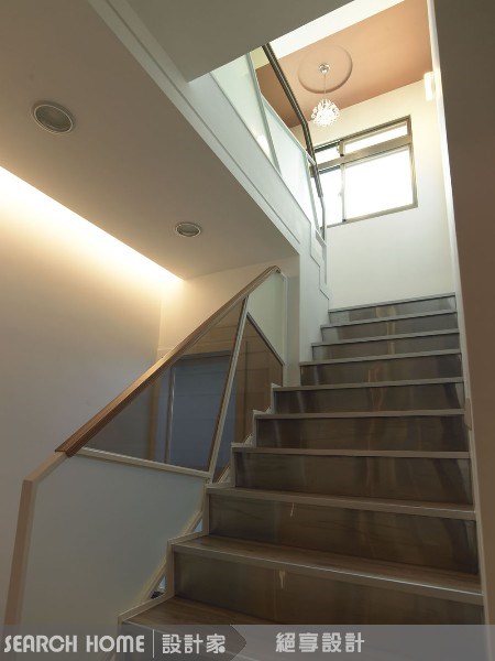 60坪新成屋(5年以下)＿休閒風樓梯案例圖片＿絕享設計＿絕享_15之10