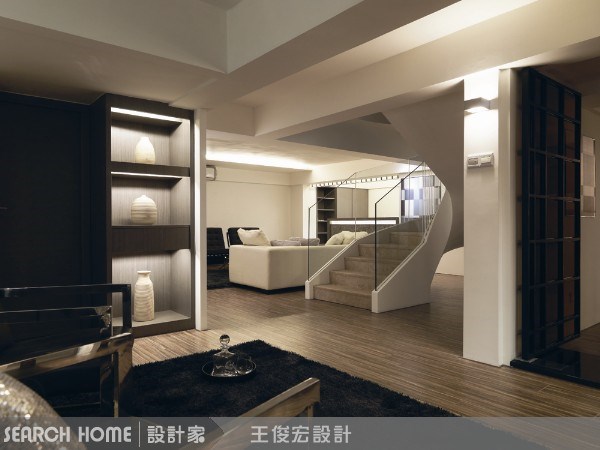 100坪新成屋(5年以下)＿美式風玄關樓梯案例圖片＿森境設計＿王俊宏_12之23