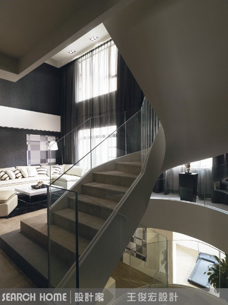 100坪新成屋(5年以下)＿美式風樓梯案例圖片＿森境設計＿王俊宏_12之22