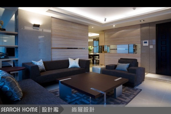 60坪新成屋(5年以下)＿休閒風客廳案例圖片＿尚展空間設計＿尚展_17之5