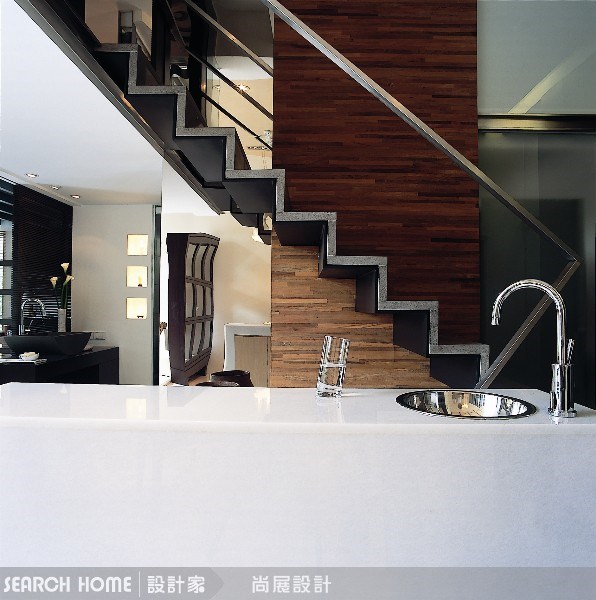 60坪新成屋(5年以下)＿現代風樓梯走廊案例圖片＿尚展空間設計＿尚展_16之7