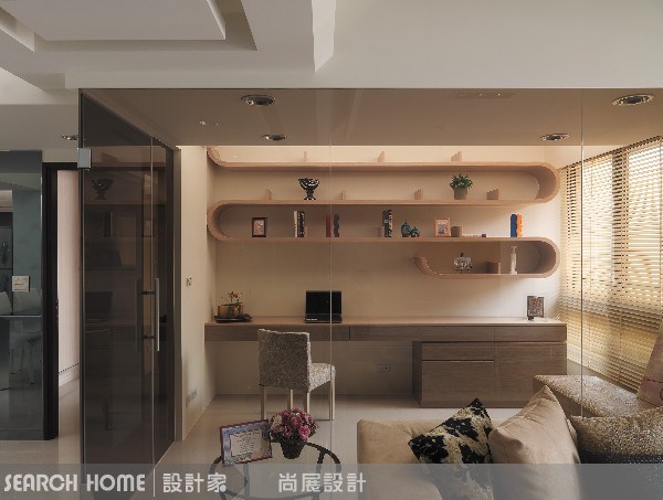 32坪新成屋(5年以下)_現代風書房案例圖片_尚展空間設計_尚展_13之11