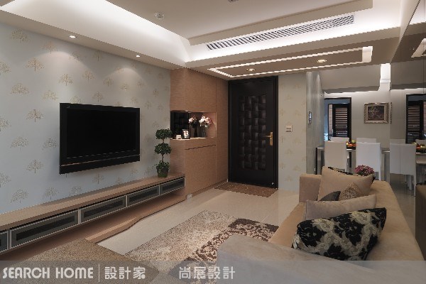 32坪新成屋(5年以下)＿現代風玄關客廳案例圖片＿尚展空間設計＿尚展_13之5