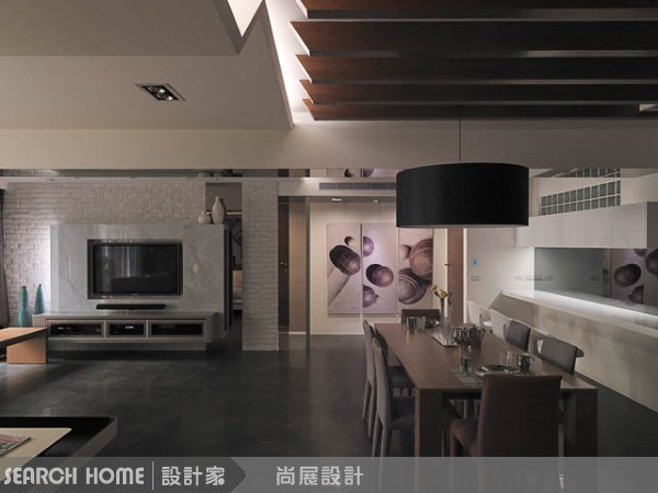 55坪中古屋(5~15年)＿現代風客廳餐廳吧檯案例圖片＿尚展空間設計＿尚展_12之5