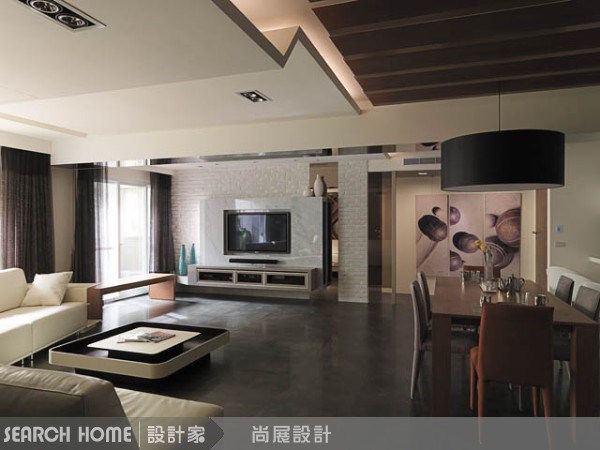 55坪中古屋(5~15年)＿現代風客廳餐廳案例圖片＿尚展空間設計＿尚展_12之3