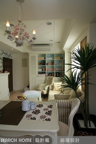 27坪新成屋(5年以下)＿美式風客廳案例圖片＿尚展空間設計＿尚展_11之2