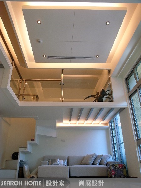15坪新成屋(5年以下)＿現代風客廳樓梯案例圖片＿尚展空間設計＿尚展_10之50