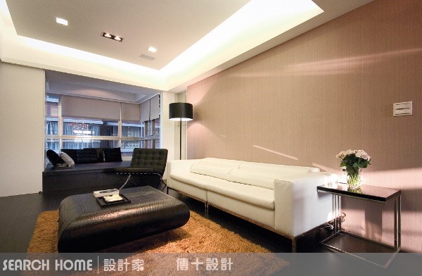26坪新成屋(5年以下)＿奢華風客廳案例圖片＿傳十空間設計＿傳十_03之7