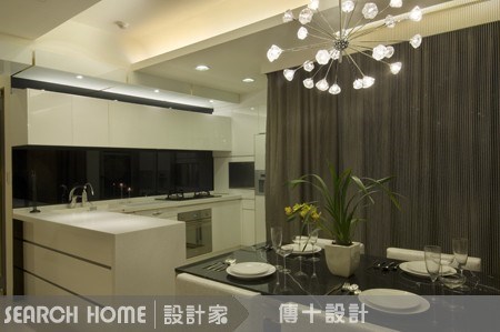 29坪新成屋(5年以下)＿現代風餐廳案例圖片＿傳十空間設計＿傳十_01之17
