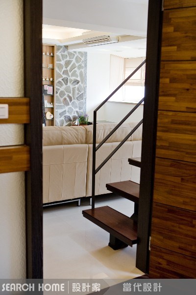 40坪老屋(16~30年)＿休閒風玄關樓梯案例圖片＿當代空間有限公司＿當代_09之40