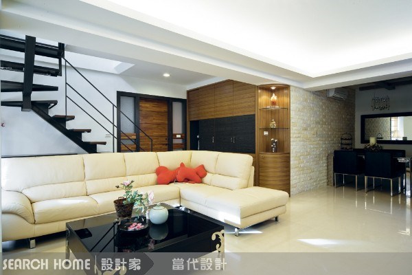 40坪老屋(16~30年)＿休閒風客廳案例圖片＿當代空間有限公司＿當代_09之60