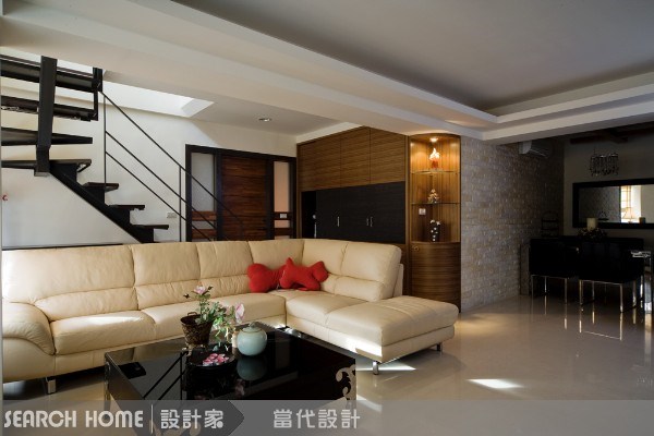 40坪老屋(16~30年)＿休閒風客廳案例圖片＿當代空間有限公司＿當代_09之17