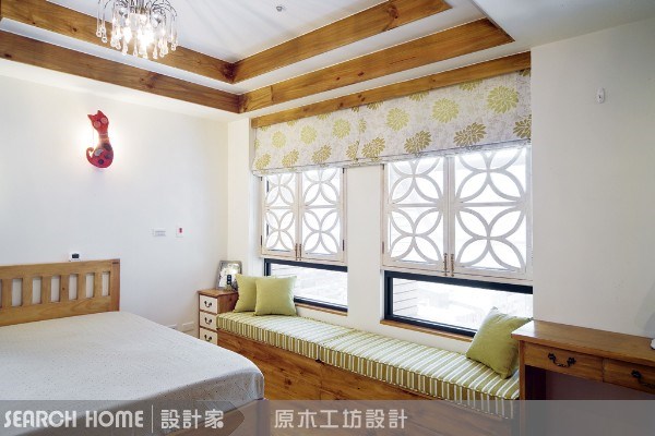 25坪新成屋(5年以下)＿混搭風臥室案例圖片＿原木工坊&客製化．手工實木傢具＿原木工坊_02之3